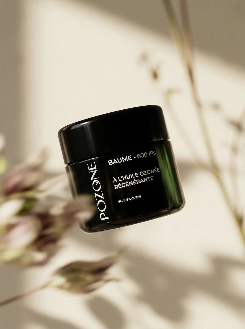 huile ozonée peau sensible soin  protecteur pozone